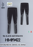 Термобелье мужское-брюки  HYRA.   Арт:HMI9422 black-anthracite