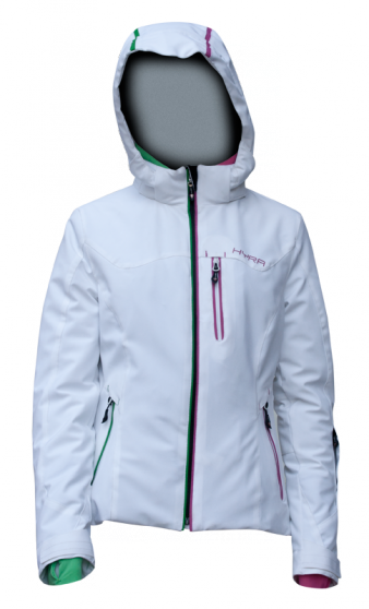 Горнолыжная куртка  HYRA. Арт. HLG0360-53 white-grass