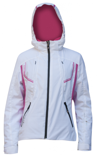 Горнолыжная куртка  HYRA  Арт. HLG1340-191 white-fuxia