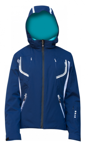 Горнолыжная куртка  HYRA  Арт. 1340 HLG1340-39 blue-white
