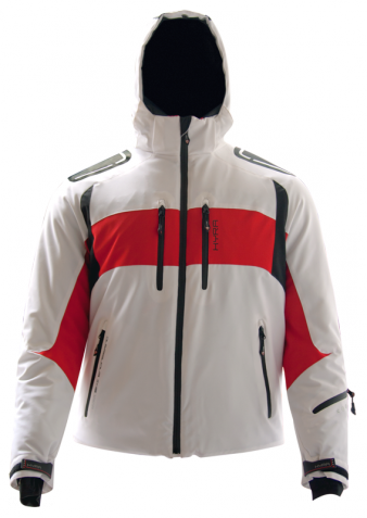 Горнолыжная куртка HYRA. Арт. HMG0351-58 white-red